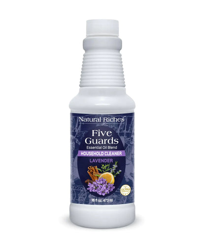 Natural Riches Household Cleaner Concentrate Five Guards Lavender scent from The Tales of French stories of Thieves Essential oil Blend household cleaner - 16 fl oz